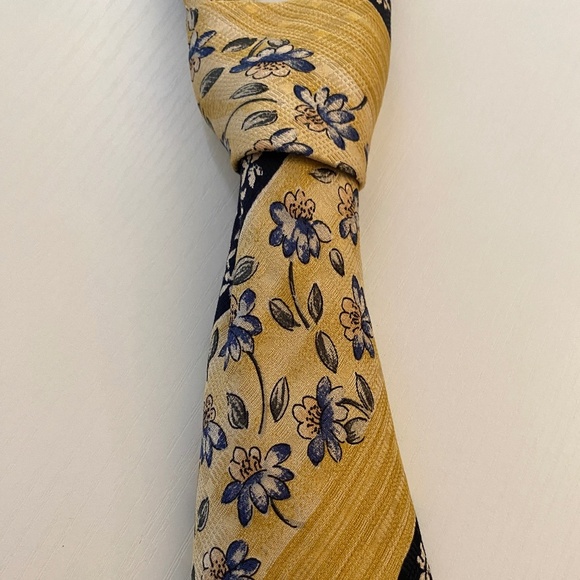 AMERICA Y2K Vintage Silk Tie Made in Italy - Picture 2 of 8